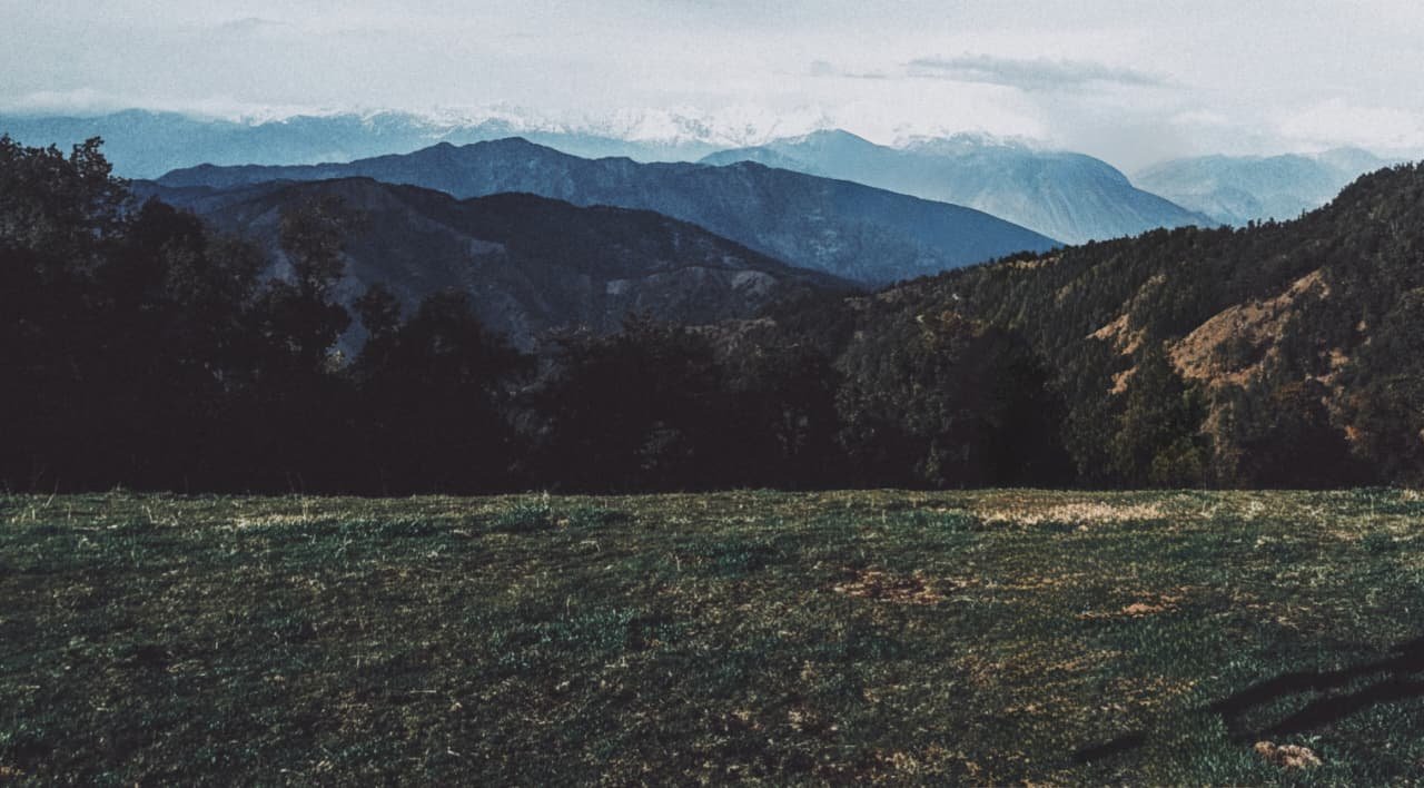 Snow peaks view from Nag Tibba